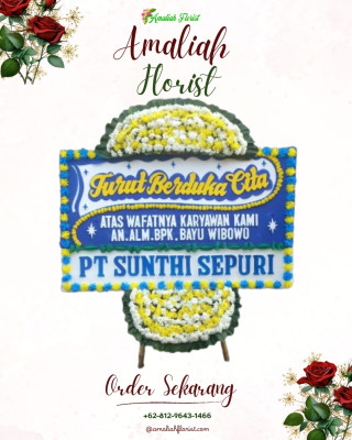 Papan Bunga Duka di Ngalang